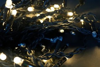 Светодиодная гирлянда ULED Стринг-лайт ULED-SL-100-24V-(B-F-FWW/W)