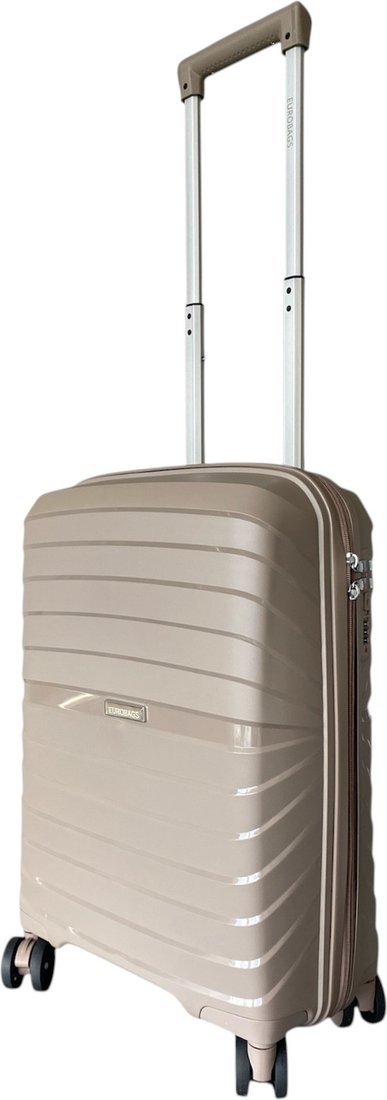Чемодан-спиннер Eurobags PP-N99 (S, бежевый)