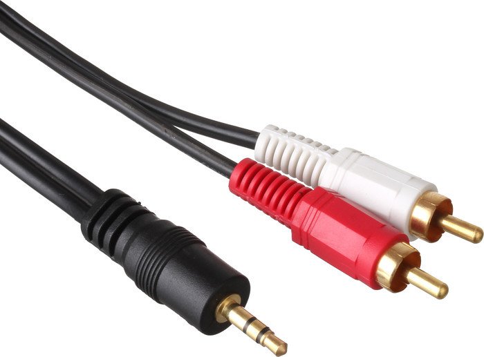 Кабель ExeGate 3.5mm Jack M - 2xRCA 2 м [EX225927RUS]