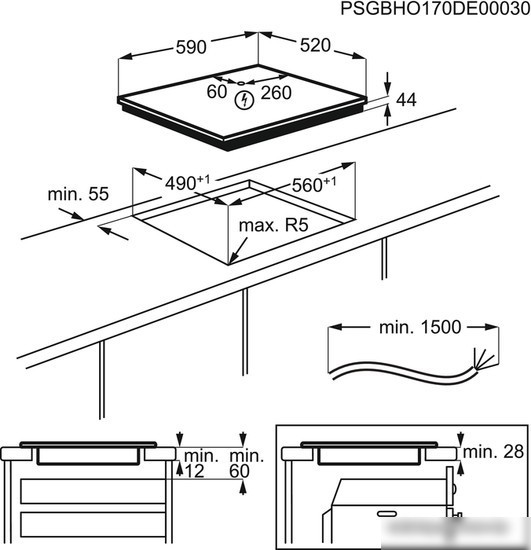 Варочная панель Electrolux EIS62443
