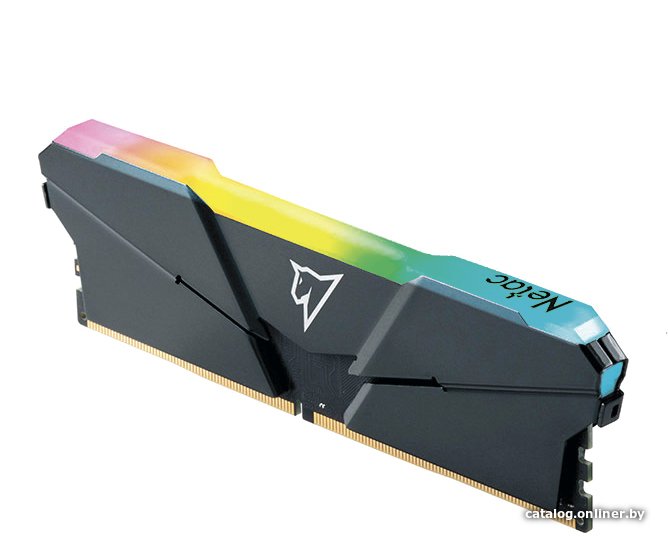 Оперативная память Netac Shadow RGB 8ГБ DDR4 2666 МГц NTSRD4P26SP-08E