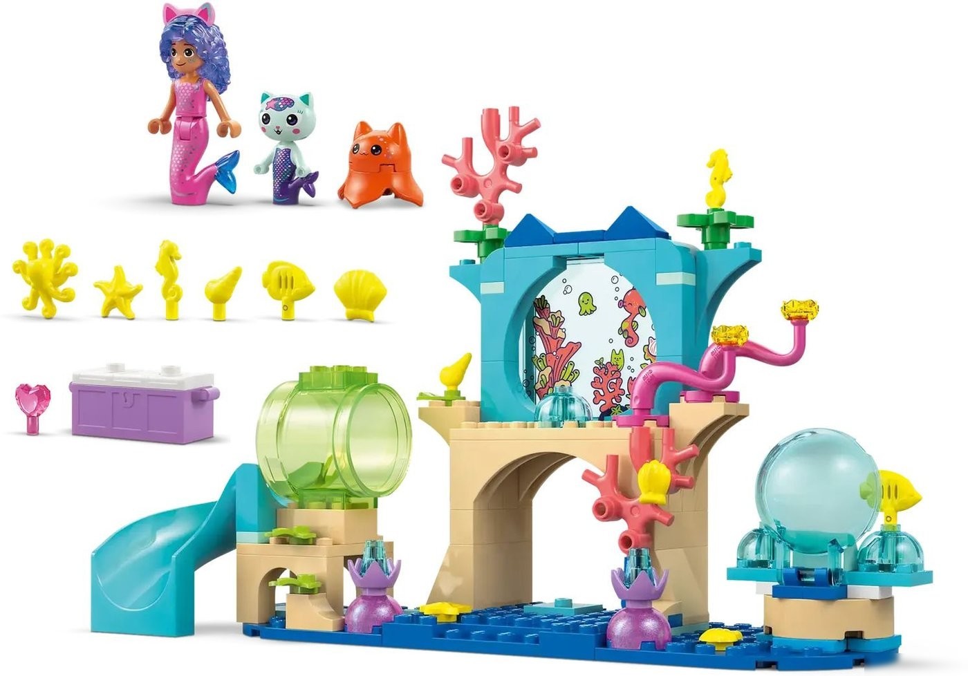 Конструктор LEGO Gabby's Dollhouse Приключение кота-русалки и Габи в аквар. 11204
