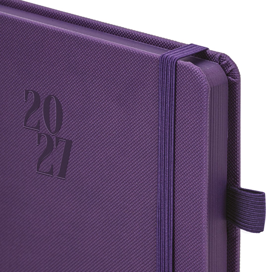 Ежедневник BRAUBERG Plain 2027 118039 (фиолетовый)