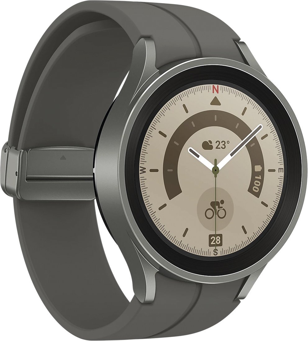 Умные часы Samsung Galaxy Watch 5 Pro 45 мм (серый титан)