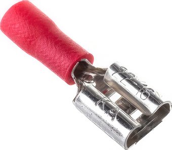 Разъем плоский IEK Рпим URM10-D15-D17-5 (красный)