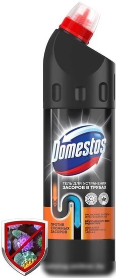 Средство для труб Domestos для устранения засоров в трубах 750 мл