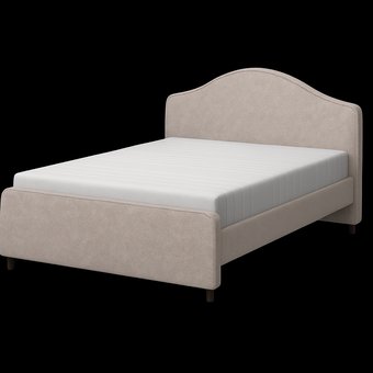 Кровать Sonit Dana 140x200 шенилл Eclipse (01 светло-бежевый)