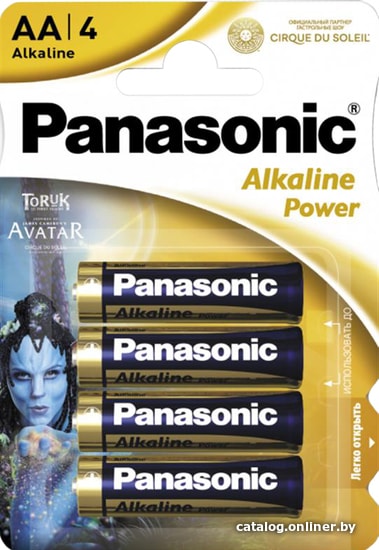 Батарейки Panasonic Alkaline Power AA 4 шт. LR6REB/4BPRCDS Батарейки Panasonic Alkaline Power AA 4 шт. LR6REB/4BPRCDS