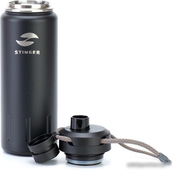 Термос Stinger HD-710-46CB 0.71л (черный карбон)