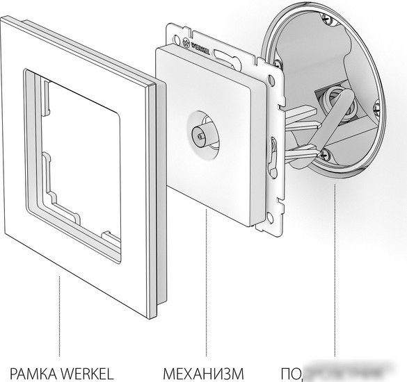 Розетка телевизионная Werkel W1183011 a050856