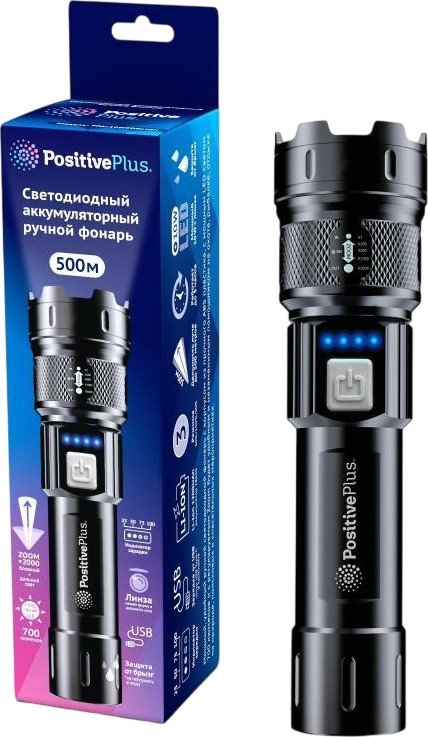 Фонарь Positive Plus PPAc10WCOBLiOn