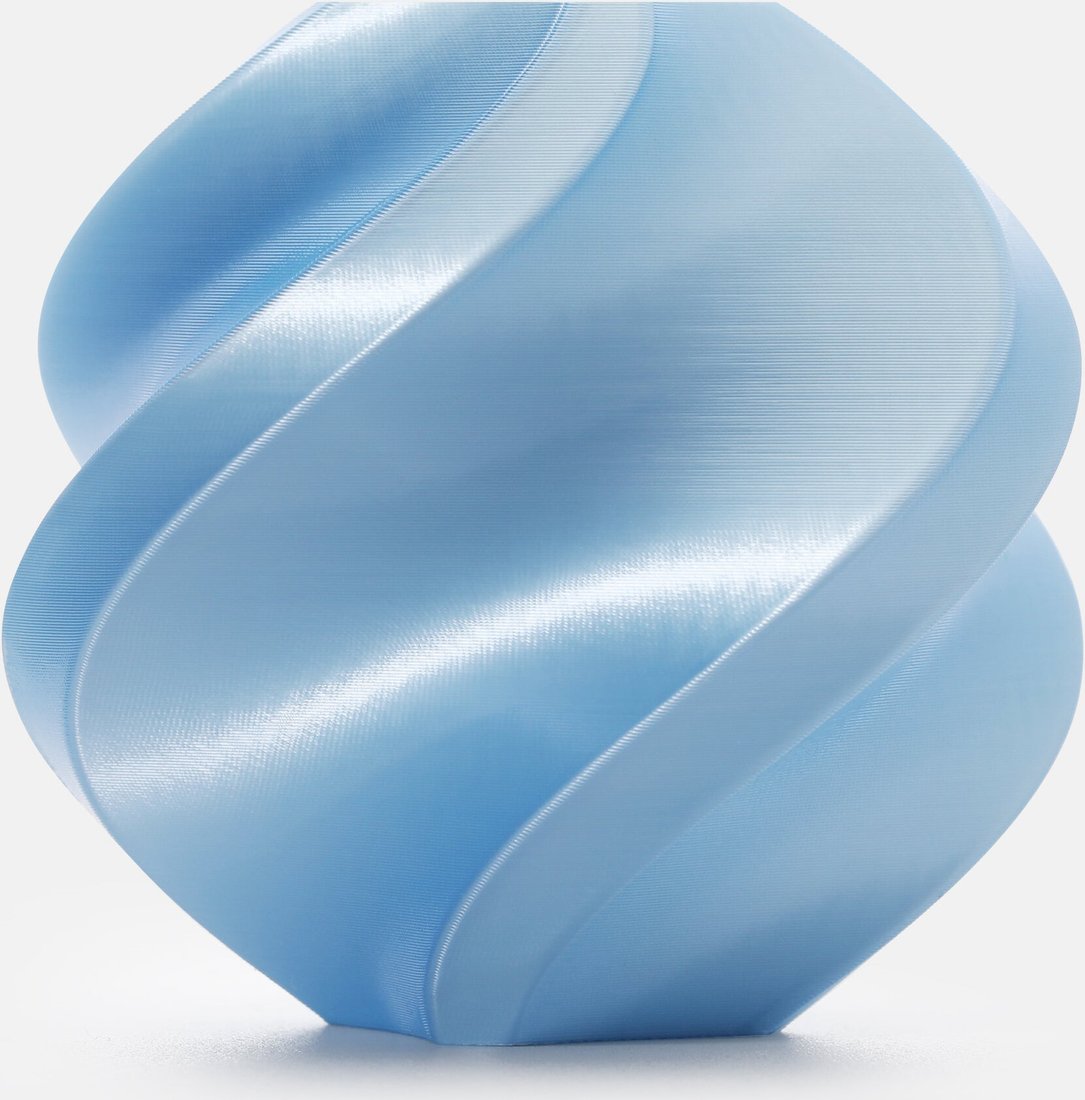 Филамент Bambu Lab PLA Silk+ A06-B0-1.75-1000-SPL (1.75 мм, 1 кг, нежно-голубой) Филамент Bambu Lab PLA Silk+ A06-B0-1.75-1000-SPL (1.75 мм, 1 кг, нежно-голубой)
