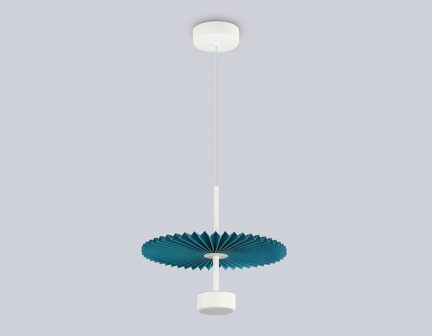Подвесная люстра Ambrella LH72611 WH/GR (белый/бирюзовый)