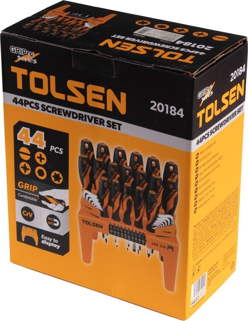 Набор отверток Tolsen TT20184 (44 предмета)