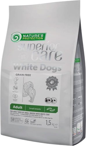 Сухой корм для собак Nature's Protection SC White Dogs Insect Grain Free 1.5 кг