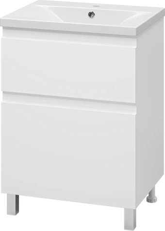 Misty Тумба под умывальник Лаки 60 П-Лак-01060-0112Я+RCW-140360WH