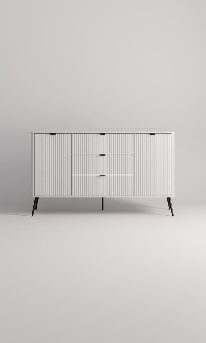 Тумба Arvento Rondo 2D3S (белый/эко джелато)