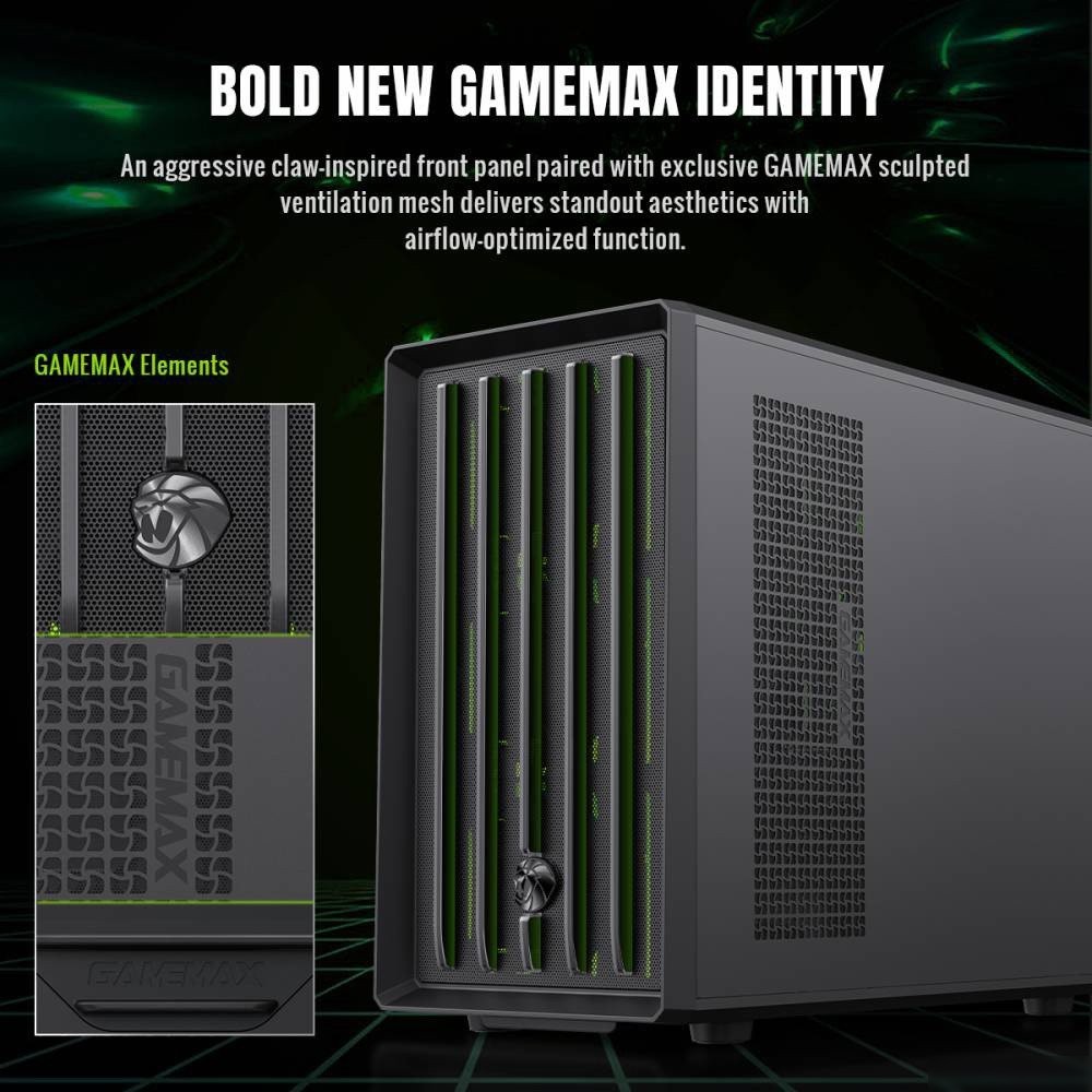 Корпус GameMax Legend CLAW 360 (черный)