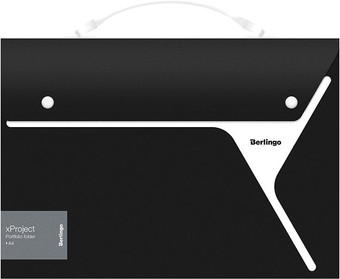 Папка-портфель Berlingo xProject XF4_13221 (черный/белый)