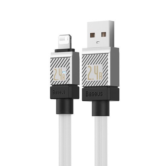 Кабель Baseus CoolPlay Series Fast Charging Cable 2.4A USB Type-A - Lightning (2 м, белый)
