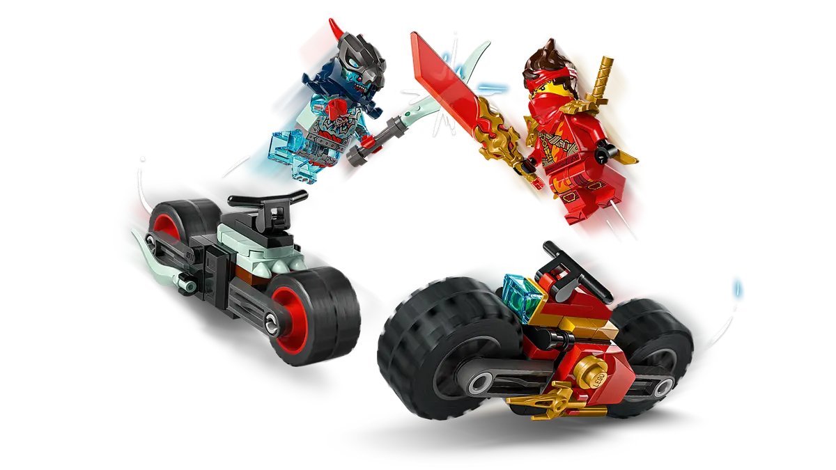 Конструктор LEGO Ninjago Скоростная гонка на мотоцикле Кая 71838