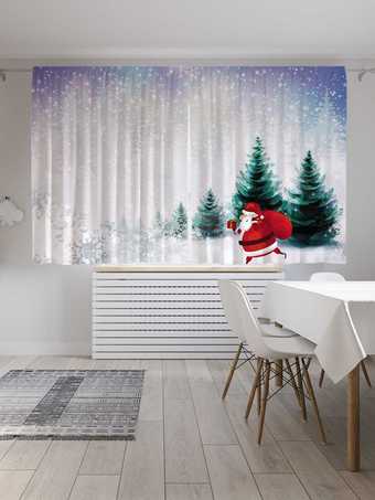 Комплект штор JoyArty Подарки приближаются 1.45x1.8 м p_78631_145x180 (2 шт)
