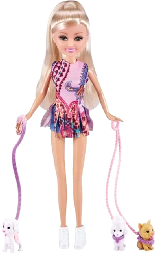 Кукла Zuru Sparkle Girlz Прогулка с питомцем 10065Z (в ассортименте)