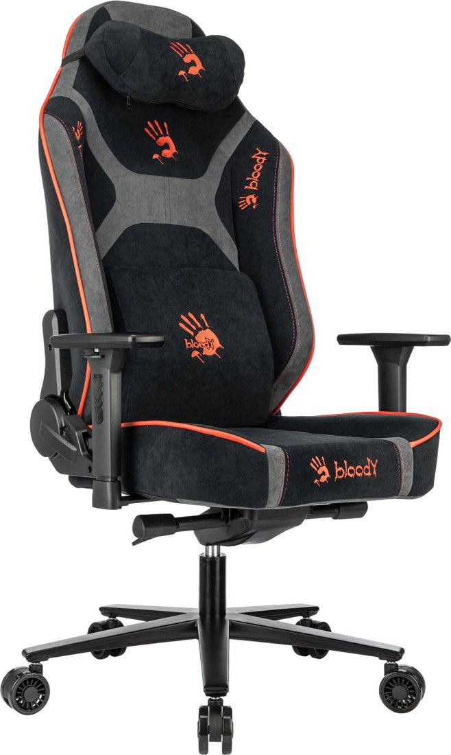 Игровое (геймерское) кресло A4Tech Bloody GC-680 (черный/серый)