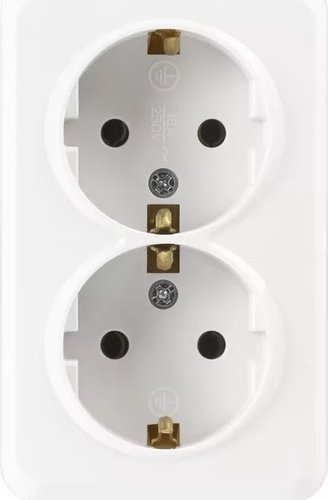 Розетка SmartBuy Юпитер SBE-03w-16-S2-Z