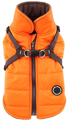 Шлейка-жилетка Puppia Mountaineer II PAPD-VT1366-OR-S (оранжевый)