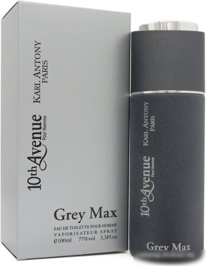 Туалетная вода Jean Jacques Vivier 10th Avenue Grey Max EdT (100 мл)