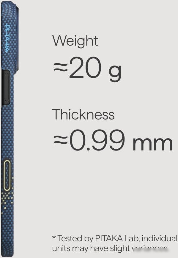 Чехол для телефона Pitaka Ultra-Slim для iPhone 17 Pro (MILKY WAY GALAXY)