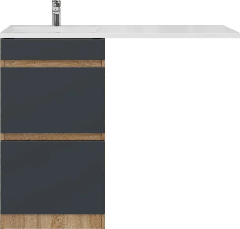 Onika Тумба с умывальником Милтон 58 105806 + Madera Kamilla 120 L