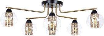 Люстра средней высоты Arte Lamp Manchester A7045PL-6BK