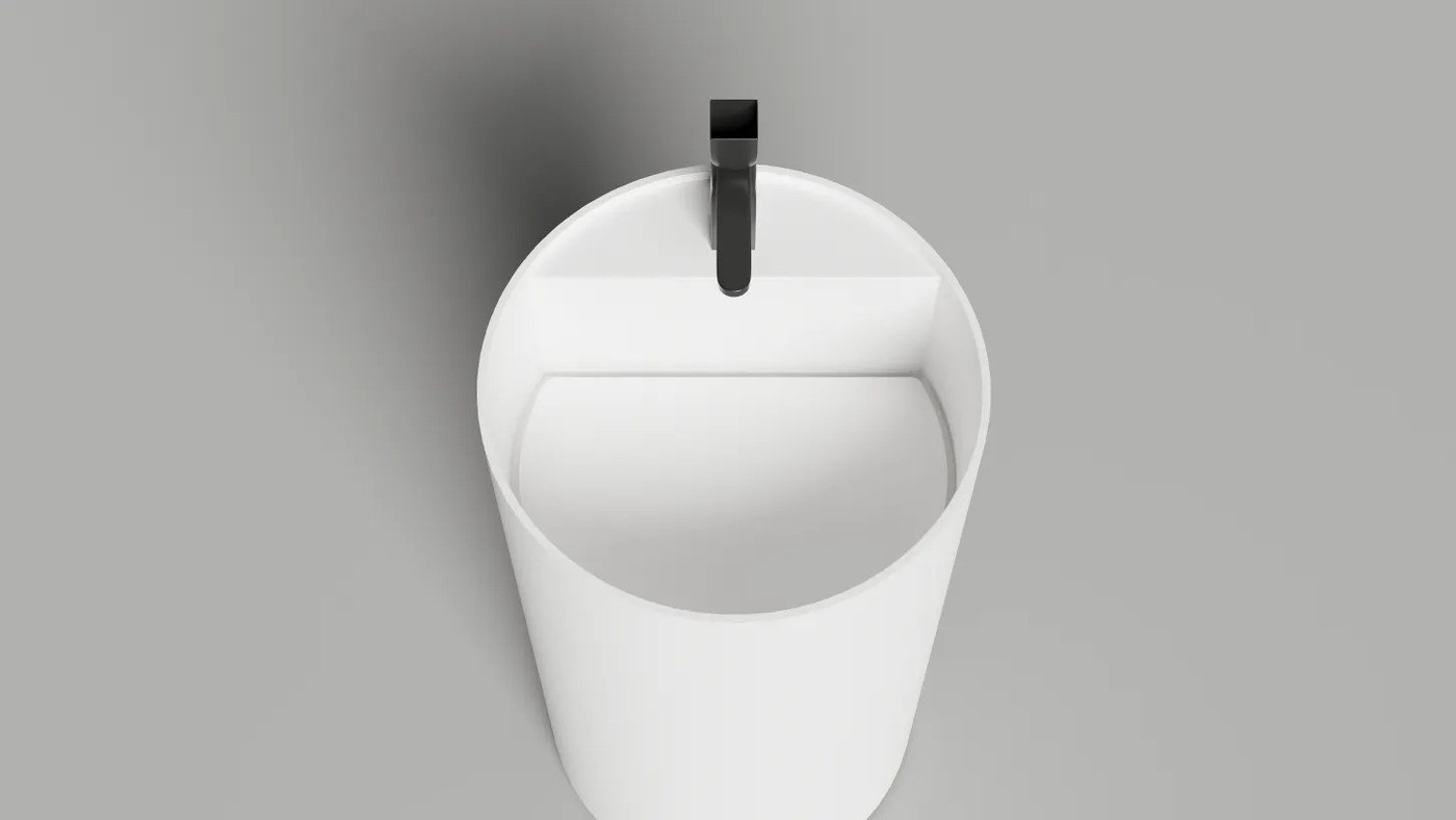 Умывальник Salini Armonia Round Top 01 130411TG (S-Sense, глянцевый)