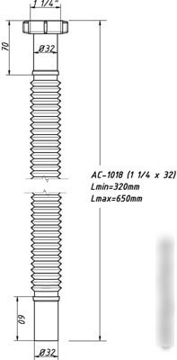 Сифон Орио AC-1018