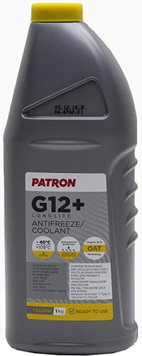 Антифриз Patron G12+ LongLife Yellow 1кг