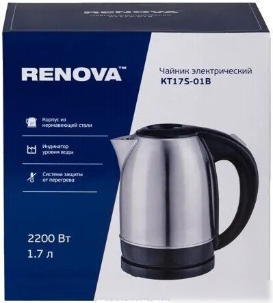 Электрический чайник Renova KT17S-01B