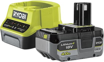 Аккумулятор с зарядным устройством Ryobi RC18120-140X 5133005091 (18В/4 Ah + 18В)
