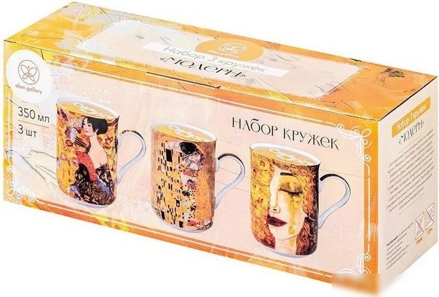 Набор кружек Elan Gallery New Bone China Модерн 420888
