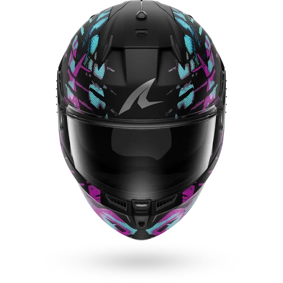 Мотошлем Shark Helmets D-Skwal 3 Reptaia Mat HE0913E-KXK-S (S, черный/хамелеон)