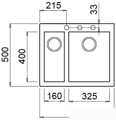 Кухонная мойка Elleci Quadra 150 Light Grey K97