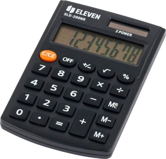 Калькулятор Eleven SLD-200NR (черный)