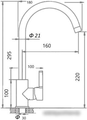 Смеситель Wisent WP40240