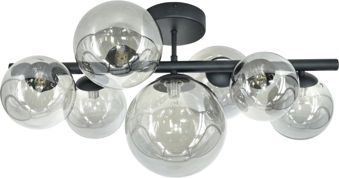 Люстра средней высоты Mirastyle XL-20991/7 BK+LSG