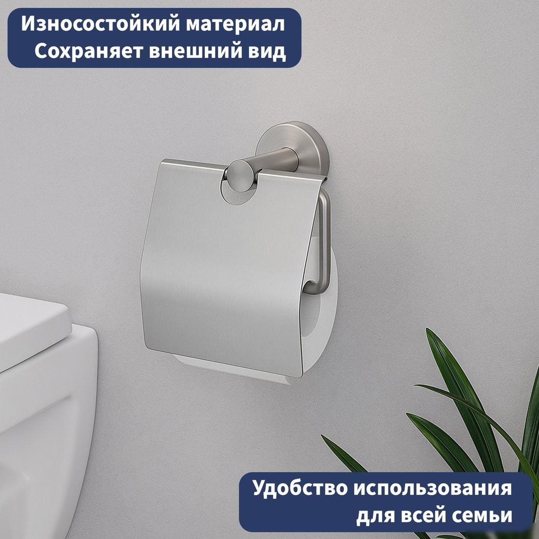 Держатель для туалетной бумаги Lauter 21SH72101 (Chrome)