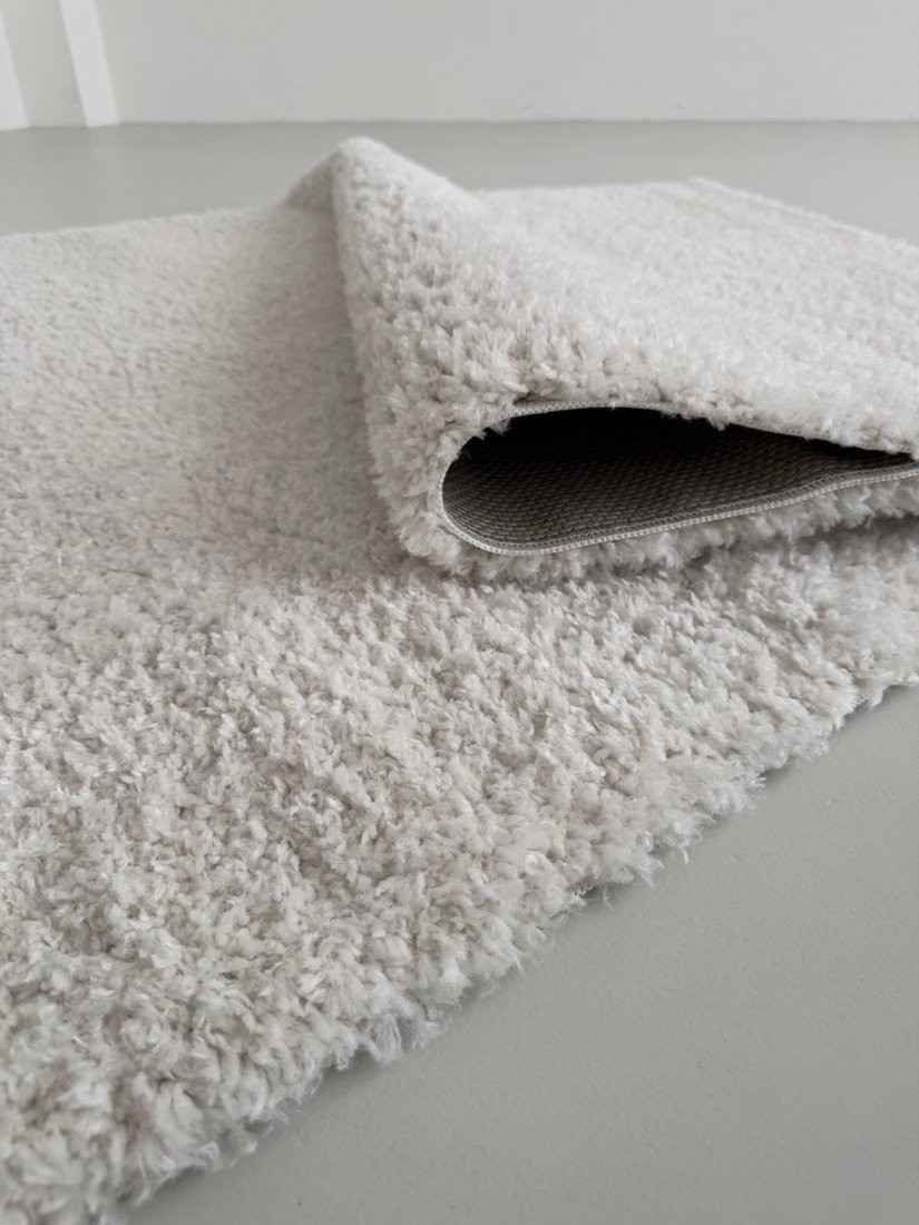 Ковер для жилой комнаты LAXMI Fluffy 01 прямоугольник (1.5x2, White)