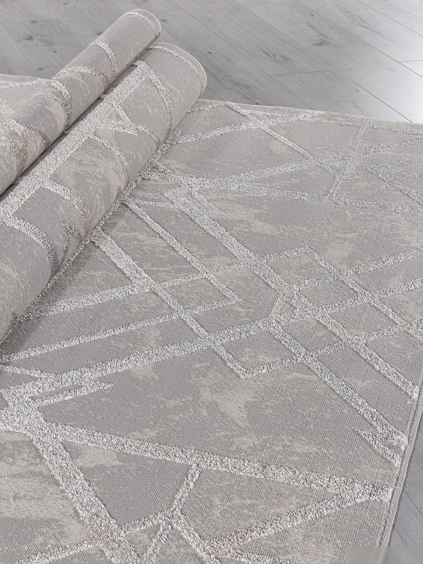Ковер для жилой комнаты Merinos Liman F480-STAN-GRAY-BEIGE (1.6х2.3)