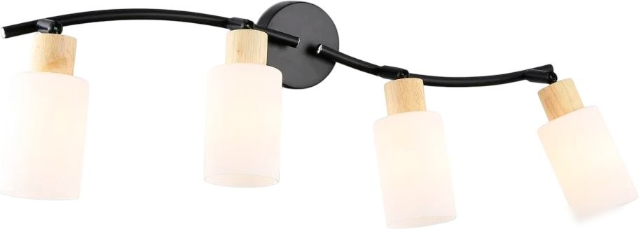 Спот Ambrella TR8723/4 BK/WD (черный/дерево) Спот Ambrella TR8723/4 BK/WD (черный/дерево)