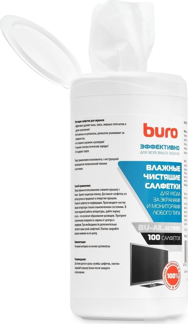 Влажные салфетки Buro BU-All_screen